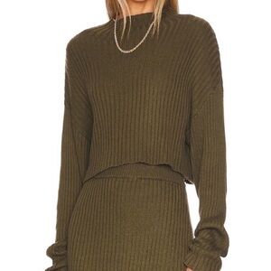 NWT Bobi Black Cropped Sweater